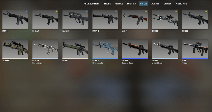 CS2 RIFLES – CS2 Guide CS2 RIFLES