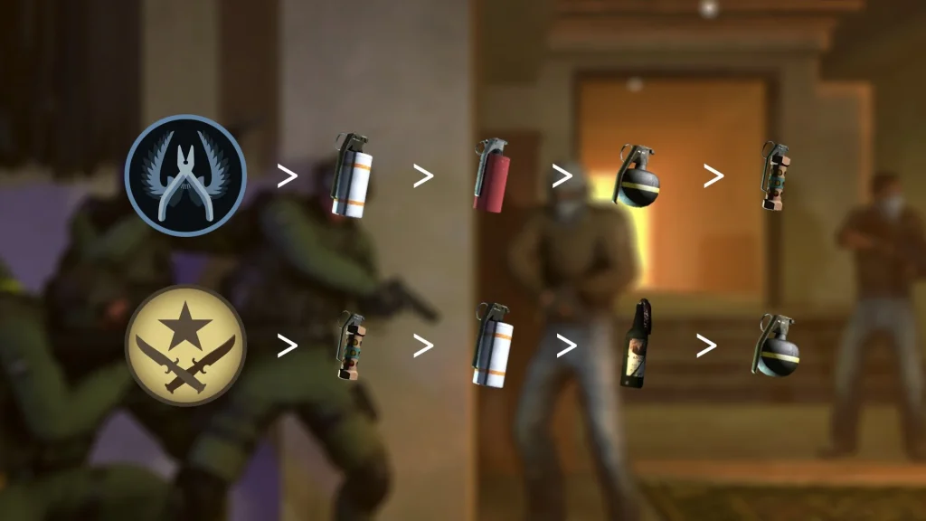 grenades utilities example in cs2
