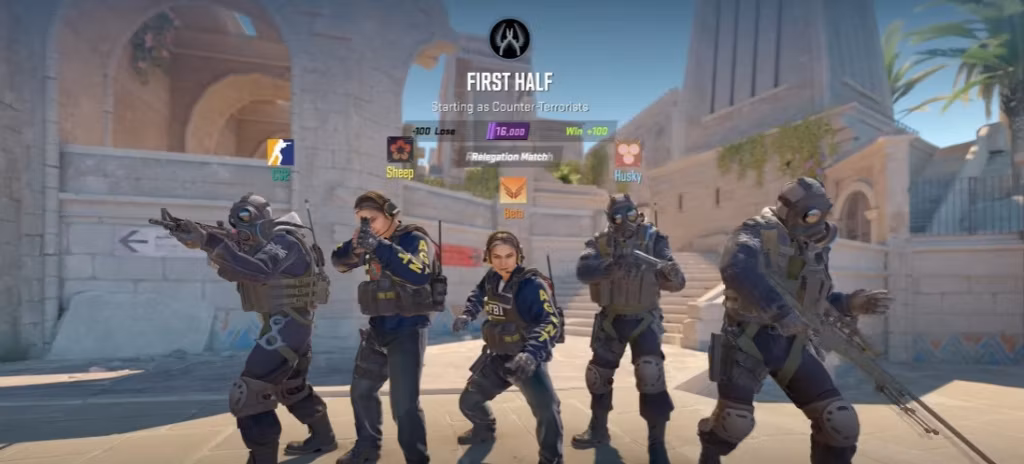 Half time rounds cs2